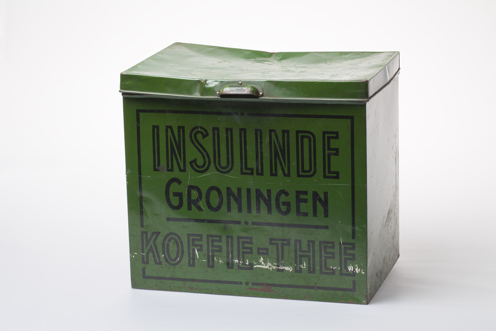 Insulinde voorraadblik voor koffie of thee