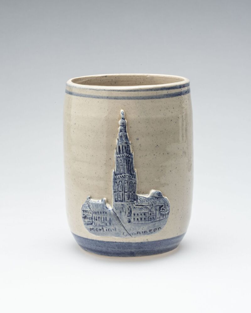 Beker met Martinitoren Groningen