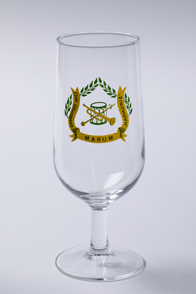 Glas Christelijke Drumband Harmonie Marum