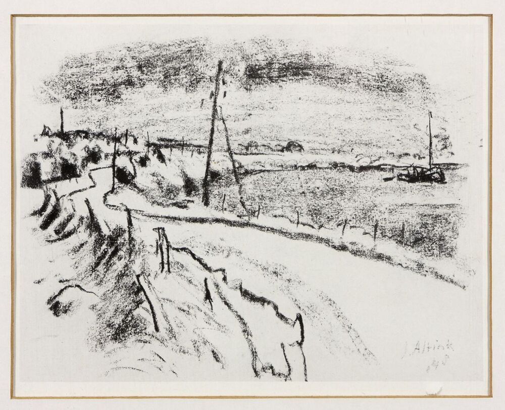 VERVALLEN Boot in de IJssel bij Zwolle