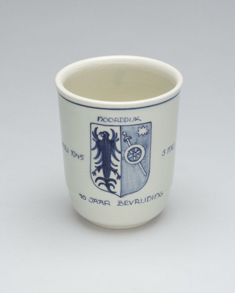 Beker Noorddijk 10 jaar bevrijding