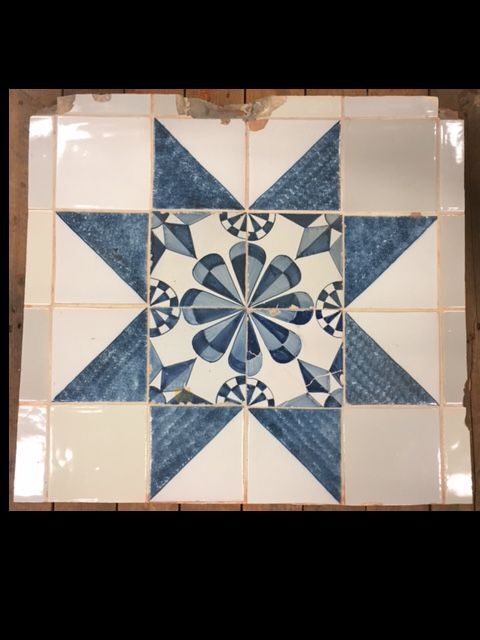 tegeltableau van 8-puntige ster