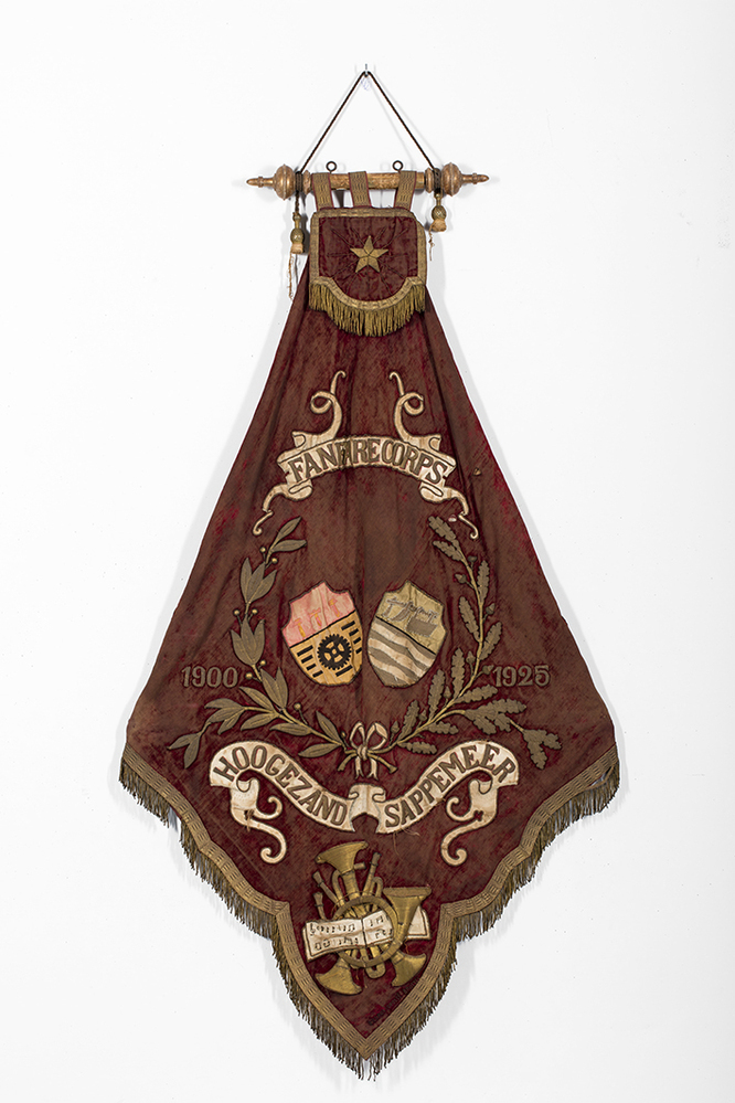 Vaandel Fanfarecorps Hoogezand-Sappemeer, 1925
