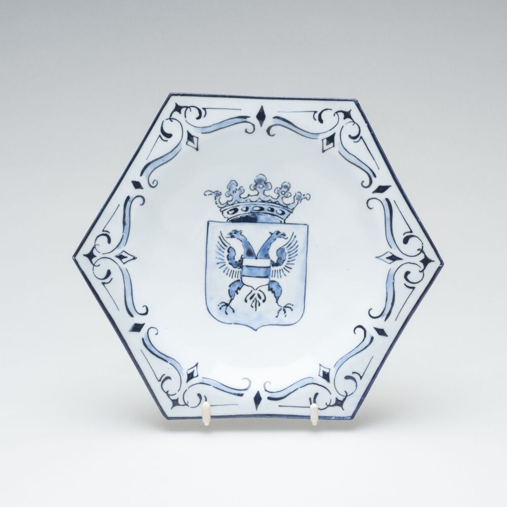 Bordje met wapen van de stad Groningen