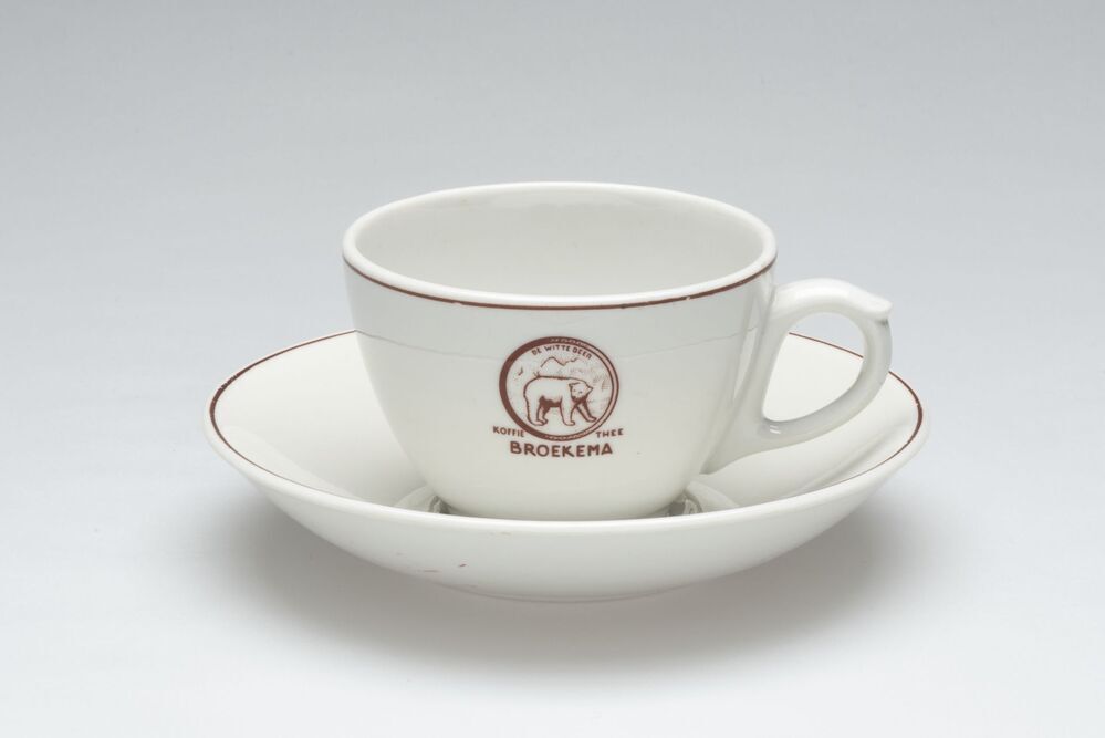 Kop en schotel Broekema koffie en thee Groningen