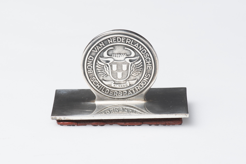 Stempelhouder Bond van Nederlandsche Schilderspatroons, met stempel