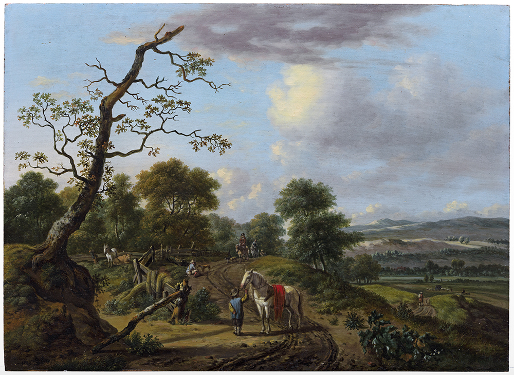 Figuur met schimmel met rood dek