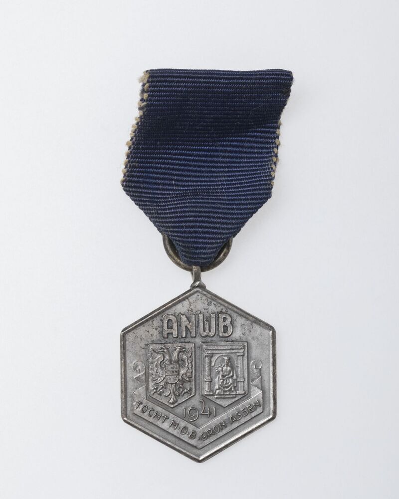 Medaille ANWB tocht MOB Groningen - Assen 1941