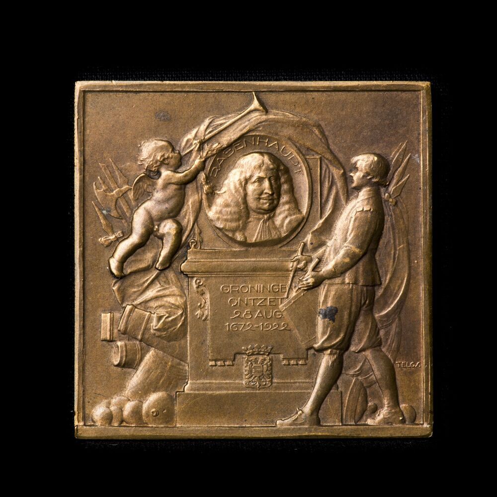 Penning Groninger Ontzet 28 aug 1672-1922, Landbouwtentoonstelling Groningen