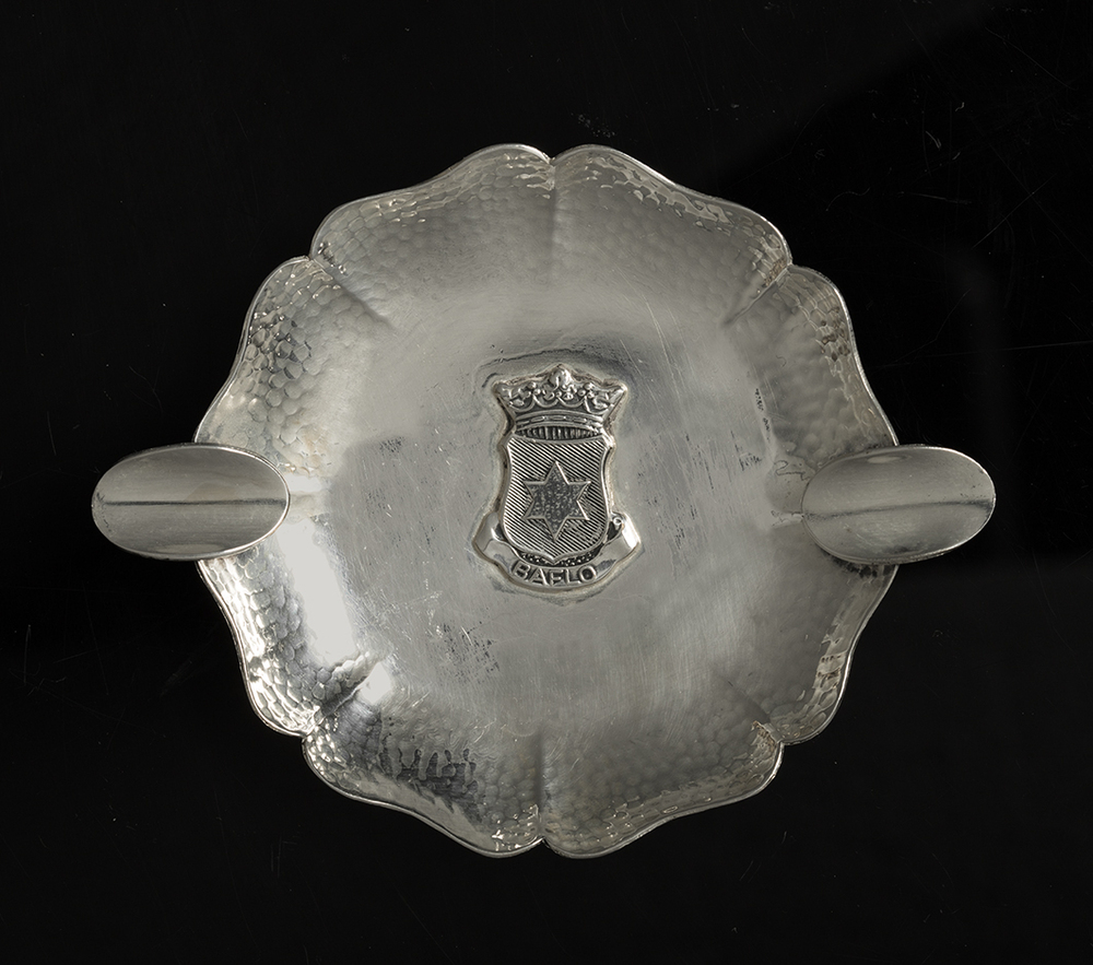 Asbak gemeentewapen Baflo