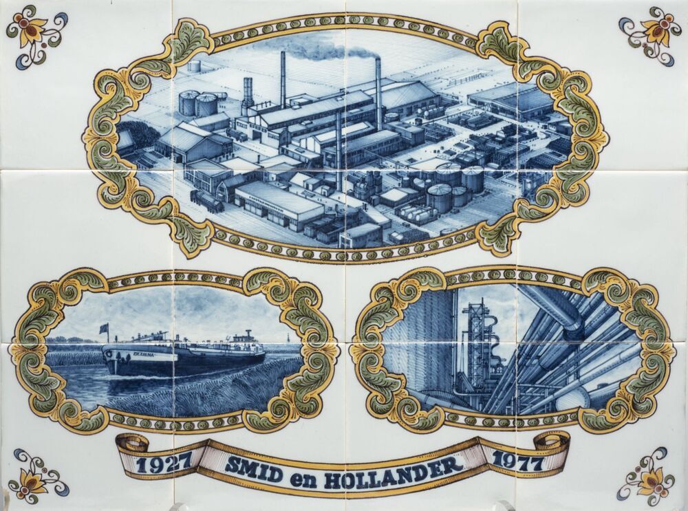 Tegeltableau Smid en Hollander 1977