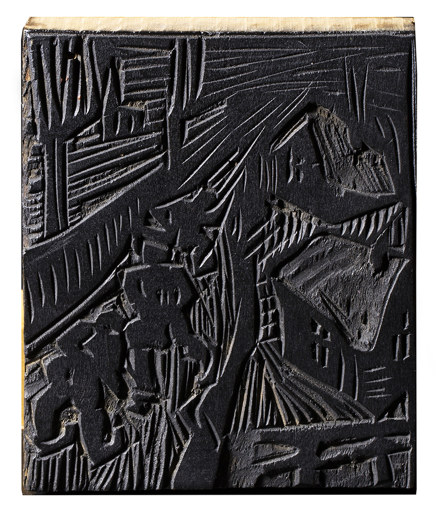 Schaatsen (houtblok)