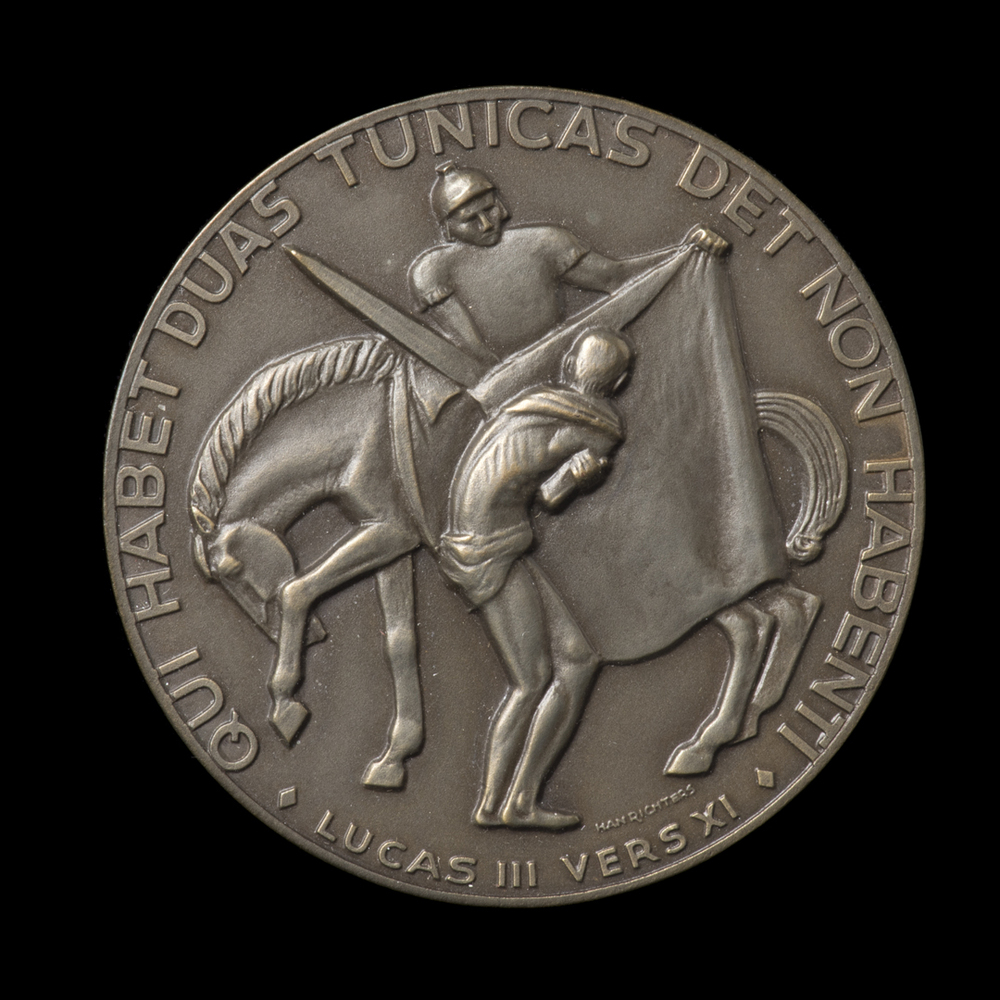 Legpenning van de Stichting Rotterdam 1939