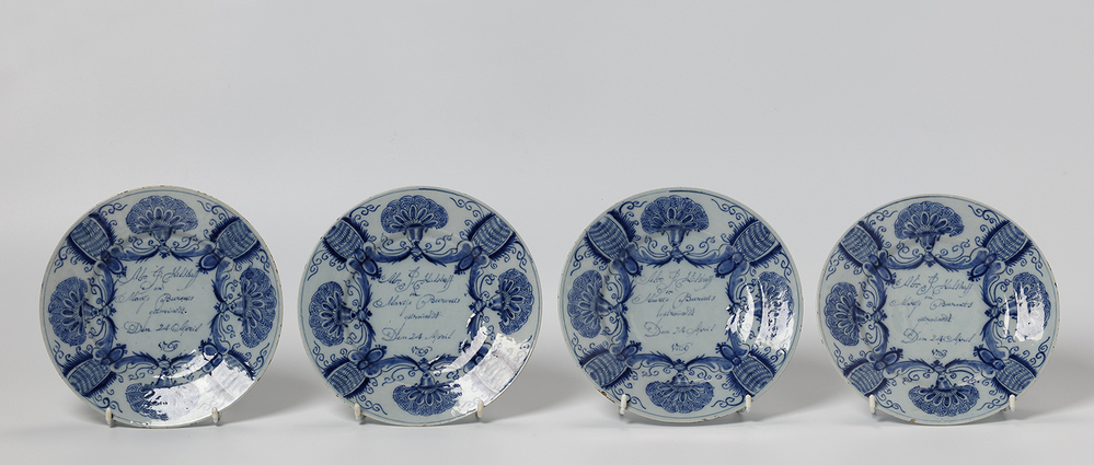 Huwelijksborden voor Abraham Izak en Martje Beerents