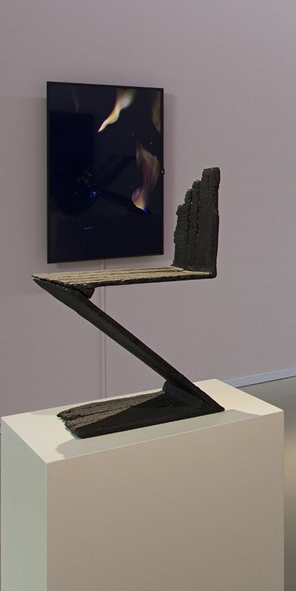 Smoke Zigzag Chair (after the series: Where There's Smoke)