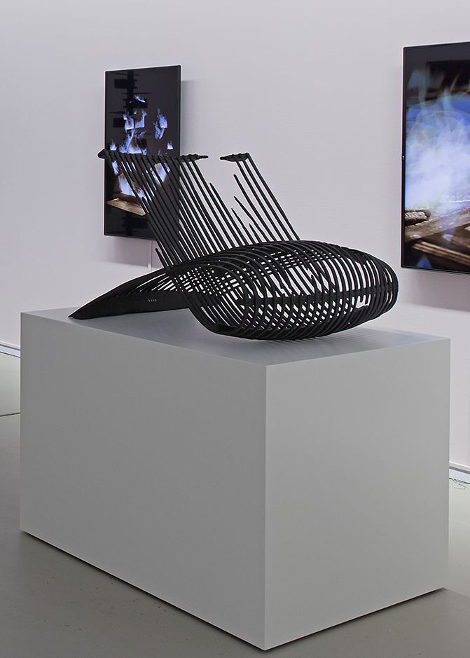 Smoke Wood Chair (after the series: Where There's Smoke)