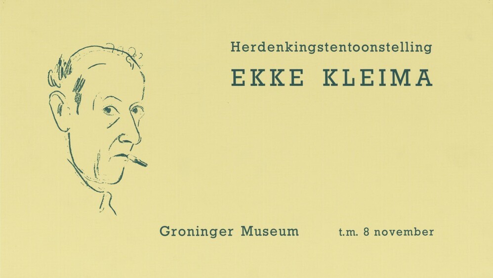 Herdenkingstentoonstelling Ekke Kleima, Groninger Museum 1959