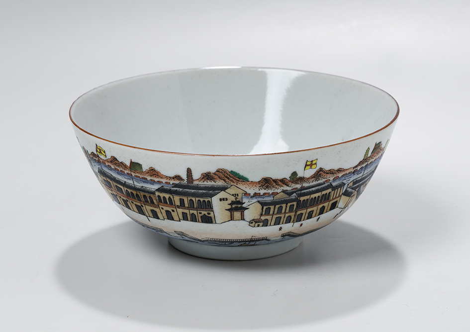 Kom 'Gezicht op Canton'