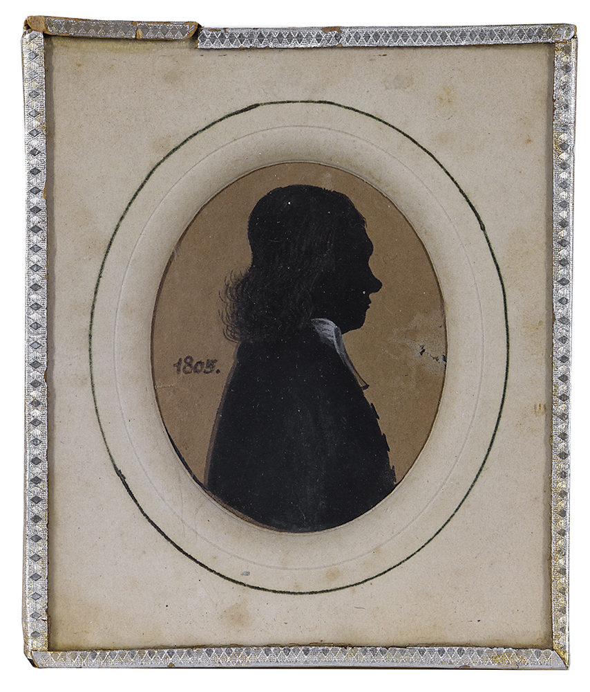 Silhouetportret Wibrandus Johannes Koppius