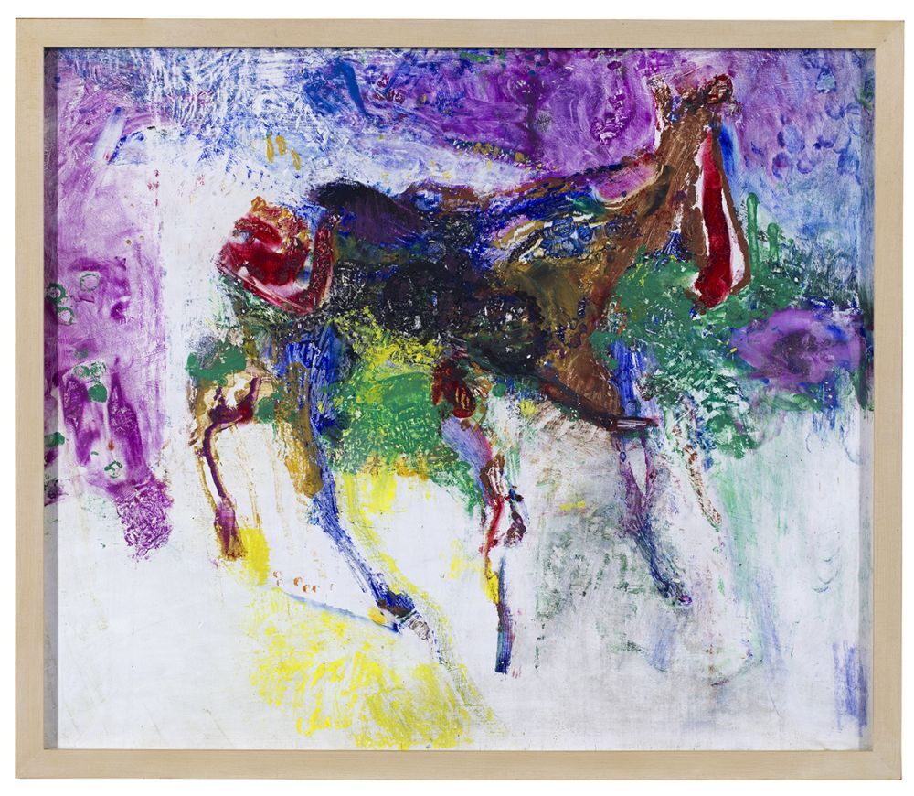 Nat Paard op 50 meter