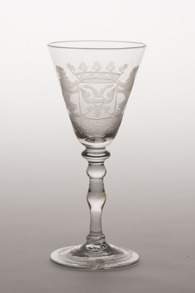 Bokaal met wapen van de stad Groningen