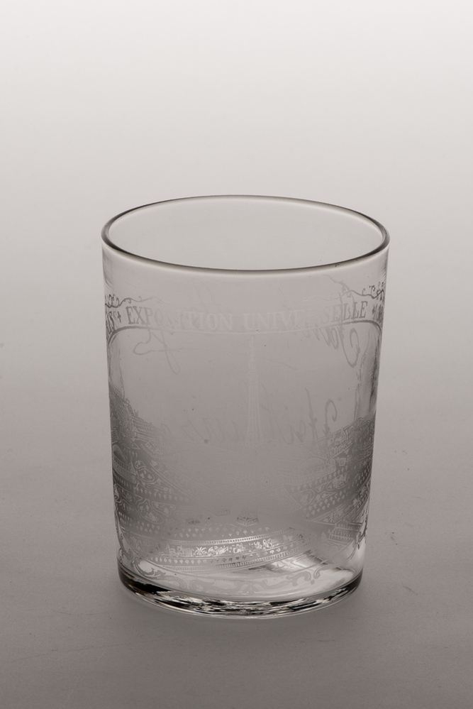 Drinkglas "Wereldtentoonstelling Parijs 1889"