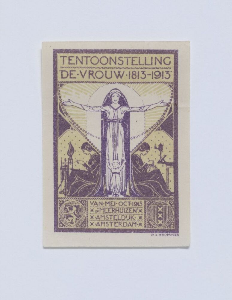 Sluitzegel Tentoonstelling De Vrouw 1813-1913