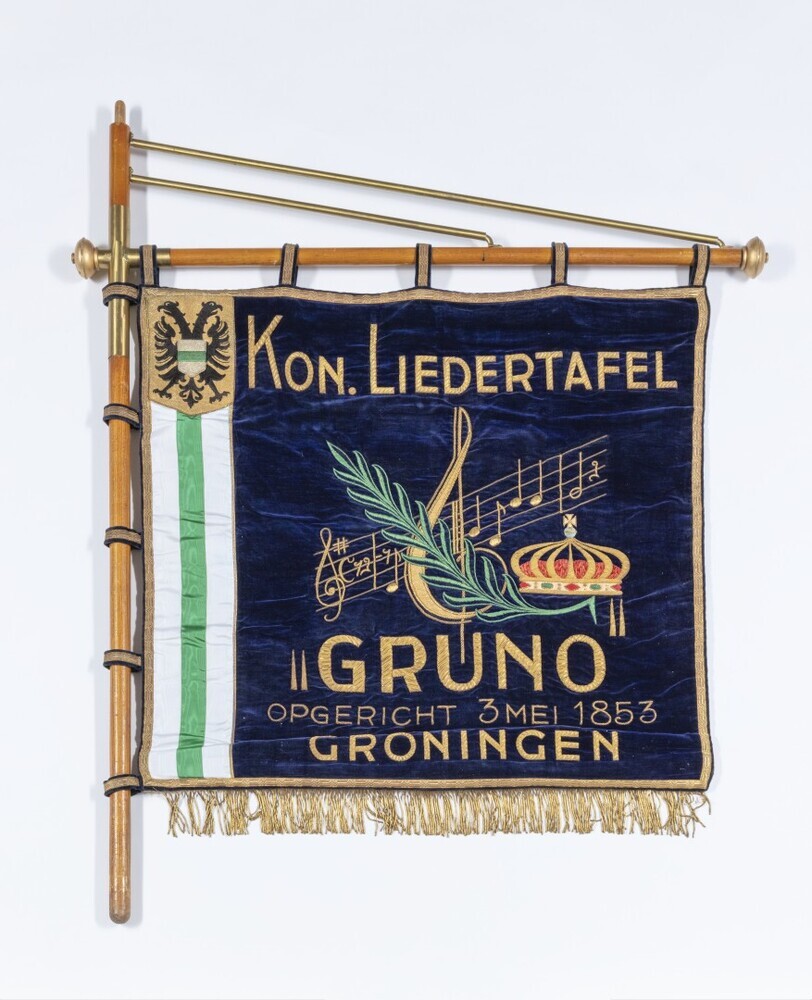 Vaandel Koninklijk Mannenkoor Gruno