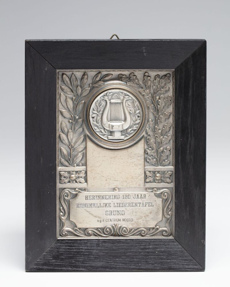 Herinnering 120 jaar Koninklijk Mannenkoor Gruno