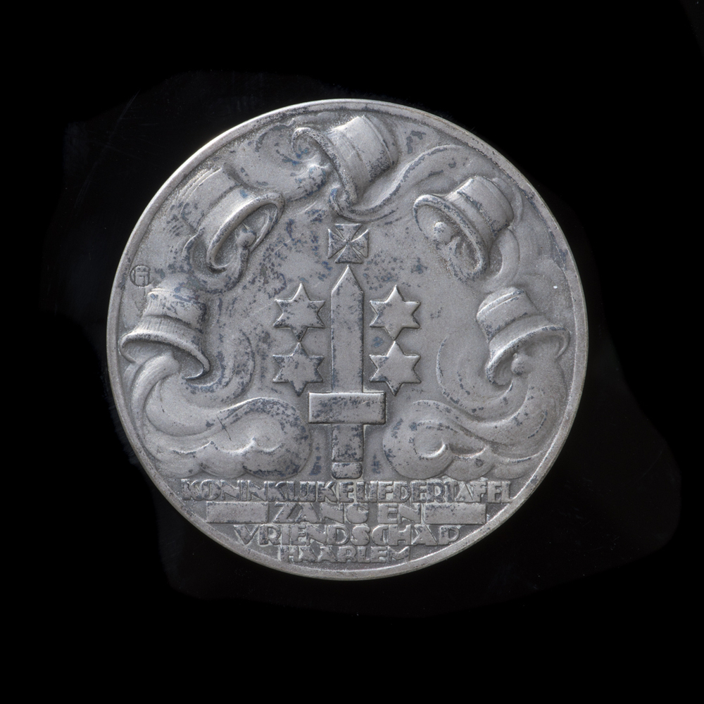 Herinneringspenning 100-jarig bestaan Koninklijk Mannenkoor Gruno