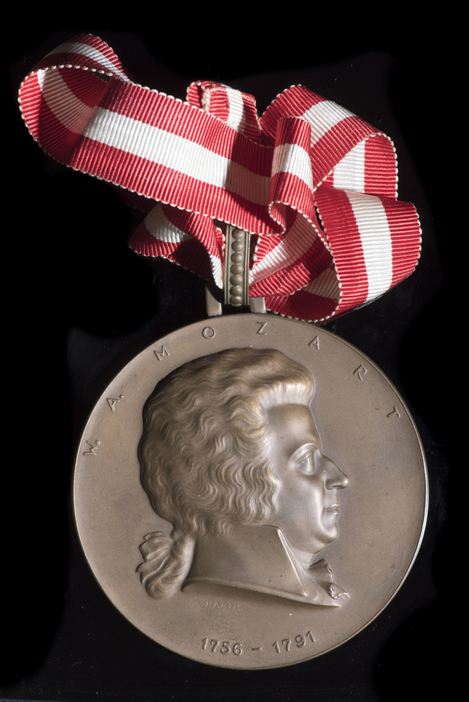 Historiepenning Österreichisches Sängerbundesfest Salzburg 6 - 9 juni 1963