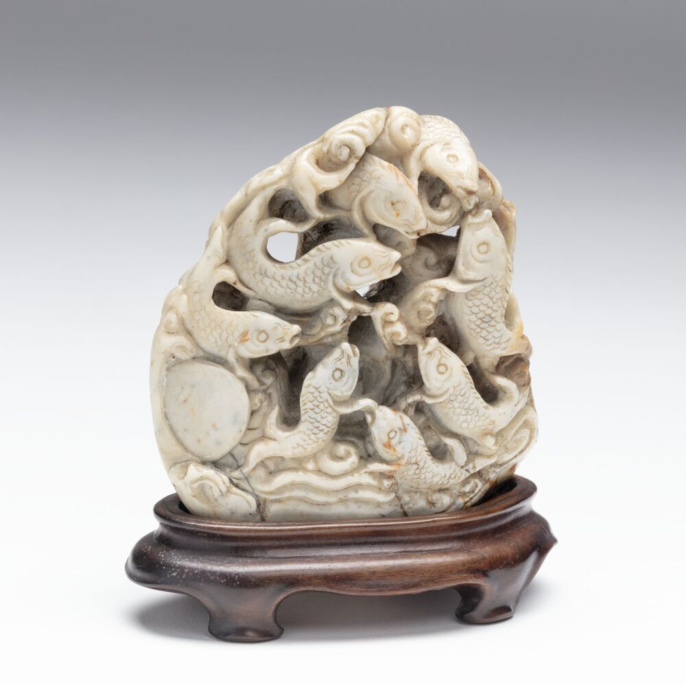 Zegelstempel met vissen