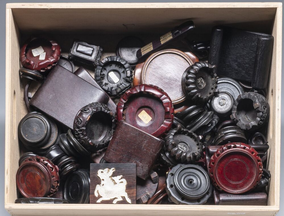 Krat met onderstellen