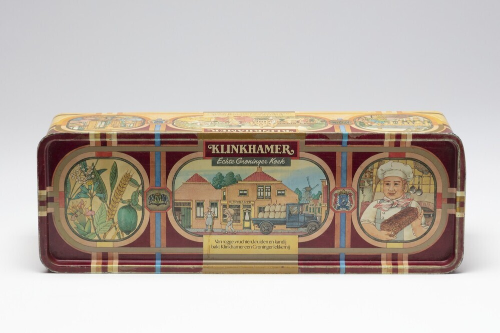 Groninger koekblik koekfabriek Klinkhamer Uithuizen