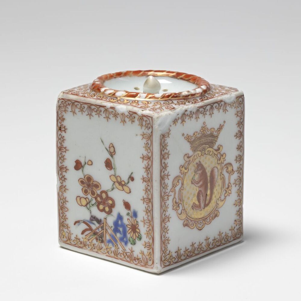 Zandstrooier met familiewapen Sichterman