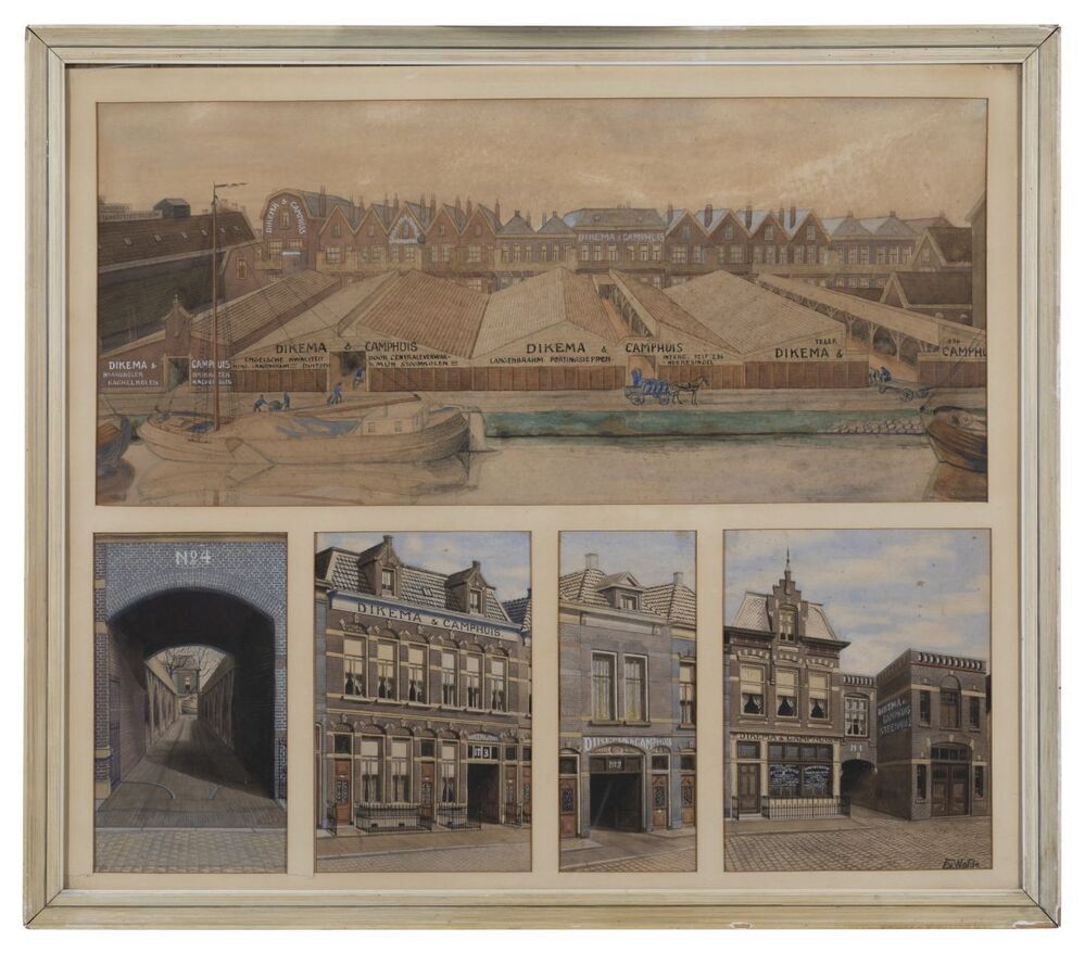 Vijf gezichten op steenkolenhandelsbedrijf Dikema & Camphuis