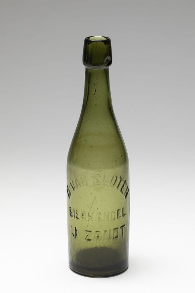 Bierfles D. van Sloten, Bierhandel 't Zandt