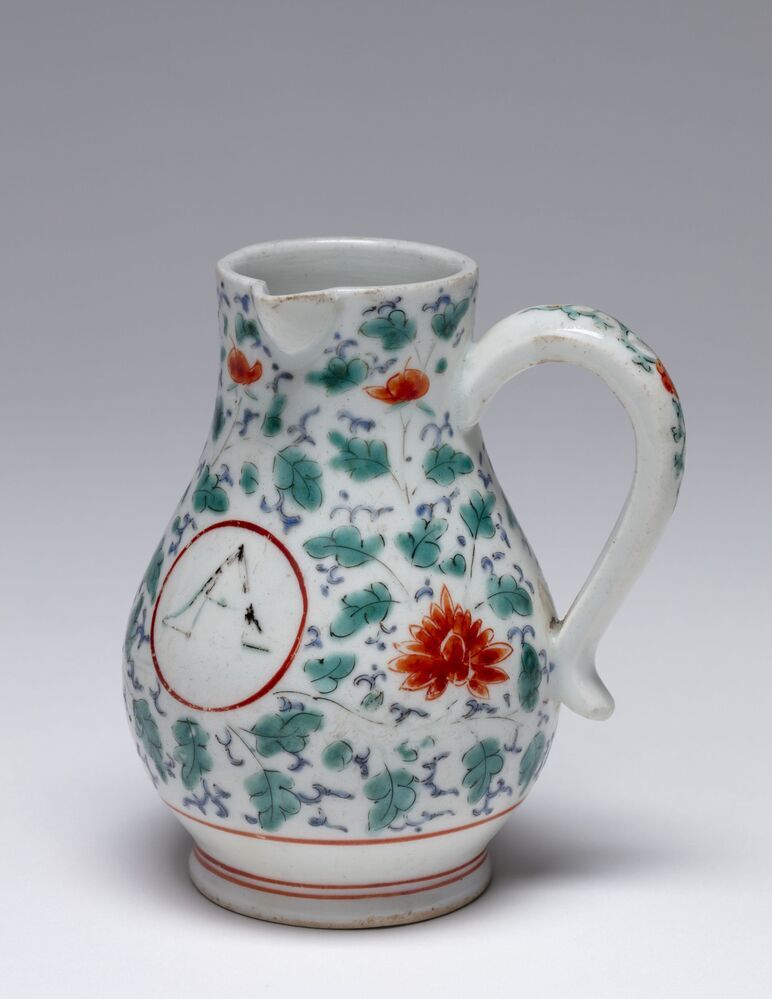 Deel van een olie- en azijnstel.