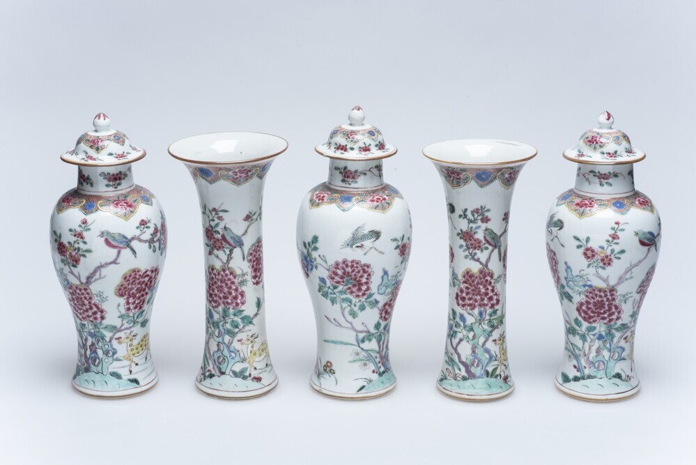 Kaststel famille rose