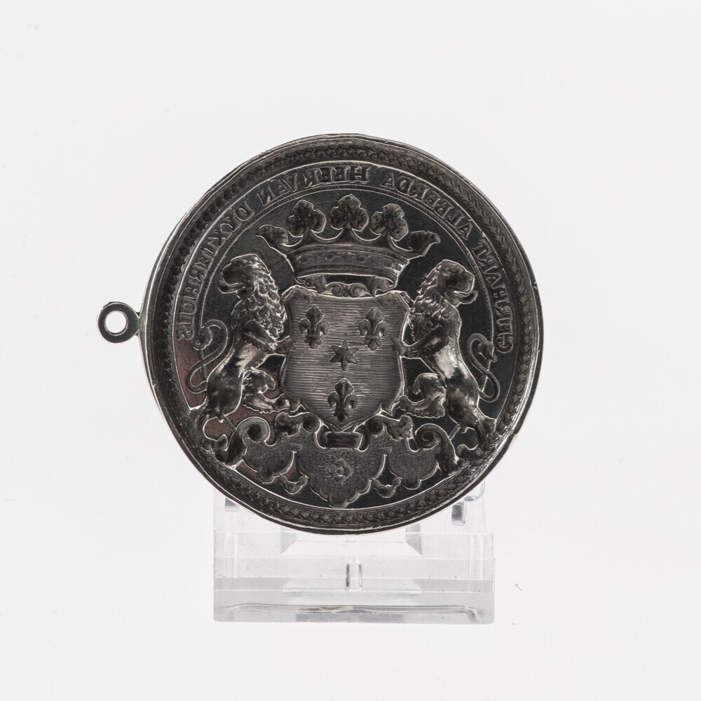 Zegelstempel wapen Alberda heer van Dyxterhuis