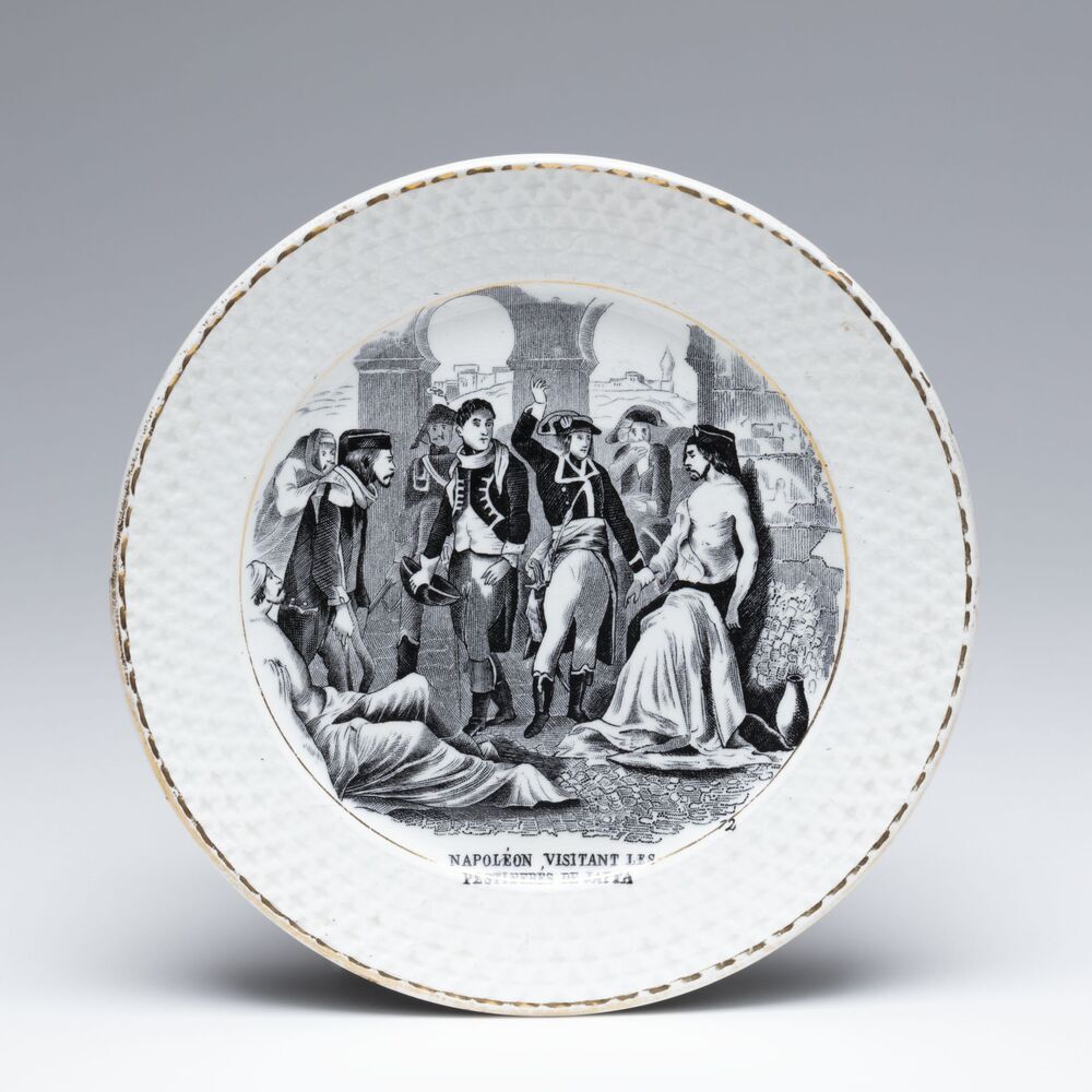 Bord Napoléon visitant les pestiferés de Jaffa