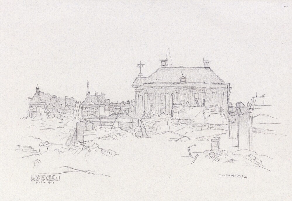 Grote Markt, mei 1945