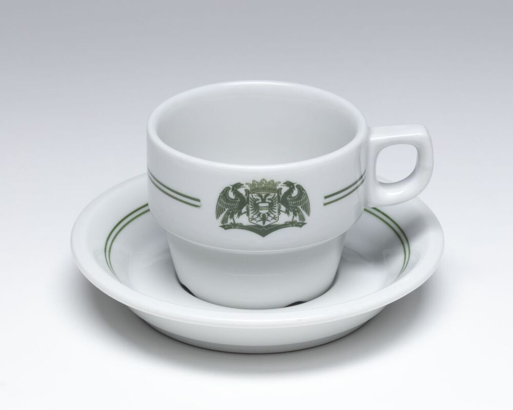 Kop en schotel wapen gemeente Groningen