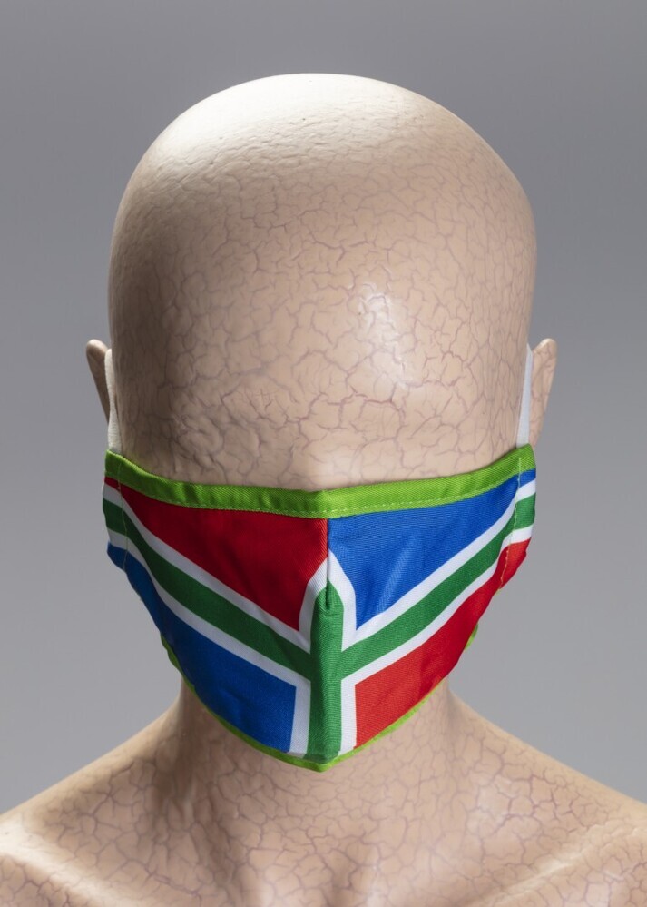 Mondmasker Groninger provincievlag