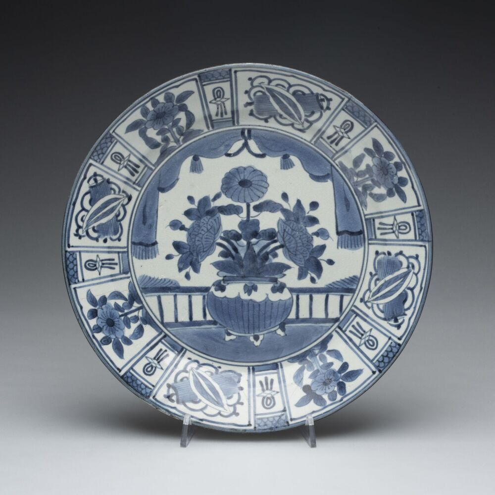 Schotel met VOC monogram