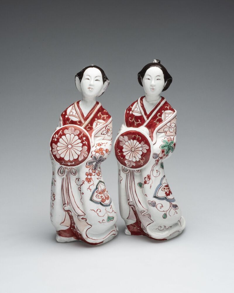 Figuur van een Japanse dame (bijin)