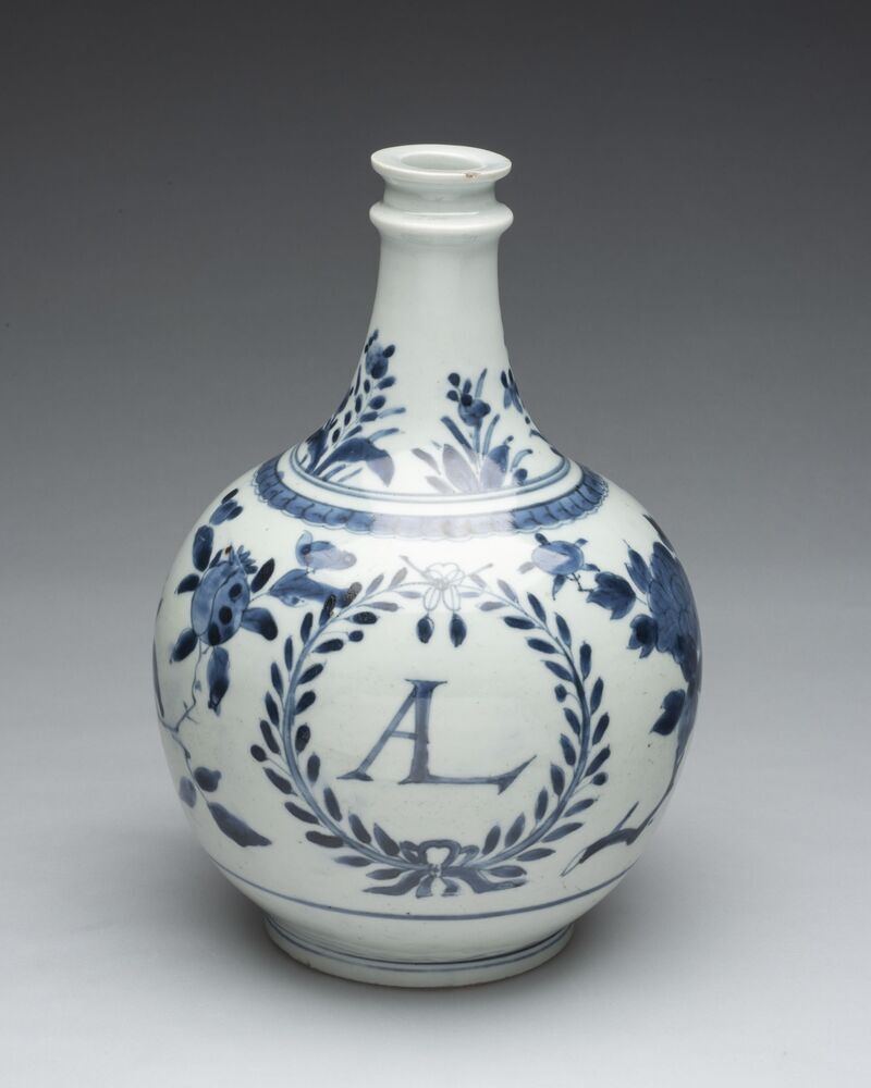 Apothekersfles met initialen