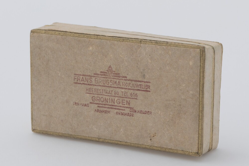 Juweliersdoosje Frans Brugsma Groningen