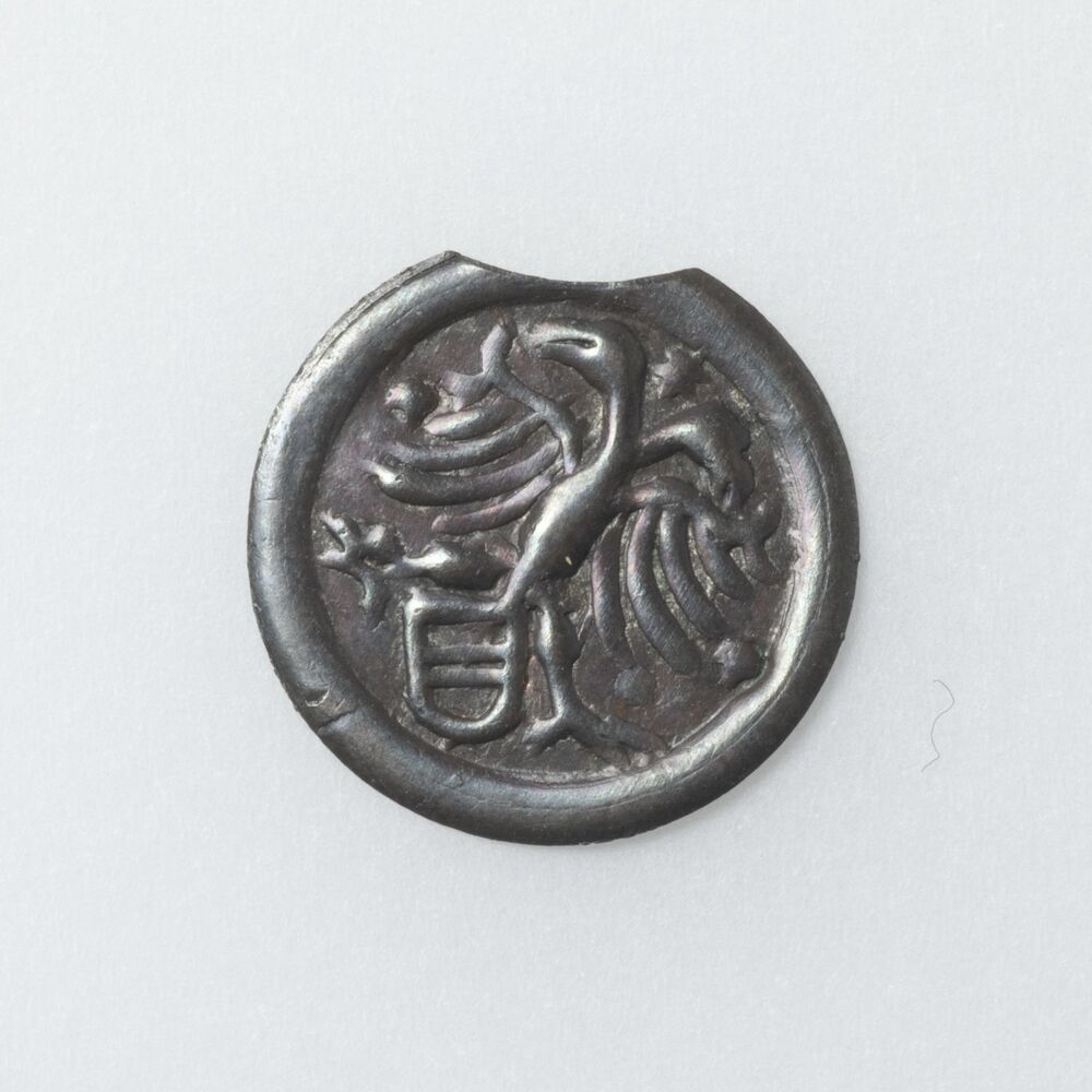 Penning of heller (=1/8 plak), stad Groningen