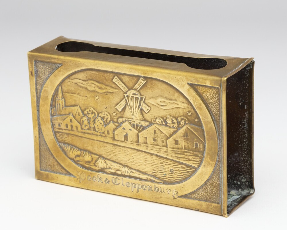 Luciferdooshouder Peek & Cloppenburg Groningen 40 jaar 1889-1929